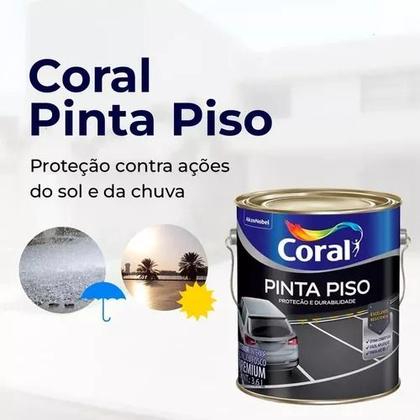 Imagem de Tinta Piso Inter/exte Parede/teto/calçadas 3,6lt Coral Cores