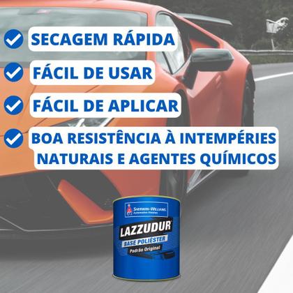 Imagem de Tinta Poliéster Preto Noir Nacre Pearl (08480) 900ml Sherwin-Williams