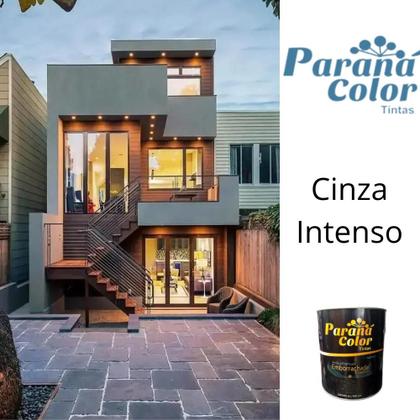 Imagem de Tinta Premium Pintura Emborrachada Parana Color Cinza Intenso 3,6