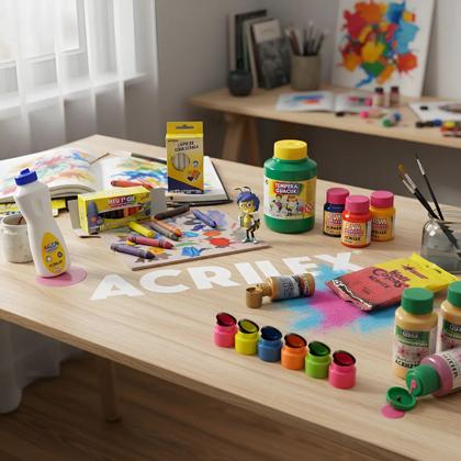 Imagem de Tinta PVA Fosca BRANCO 519 - 37ml - ACRILEX