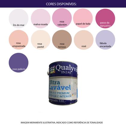 Imagem de Tinta Qualyvinil Fosco Ultra Lavável 3,2L Tons de Rosa