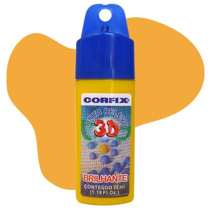Imagem de Tinta Relevo 3d Corfix Brilhante 35ml - 14400