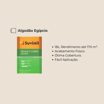 Imagem de Tinta Rende & Cobre Muito Algodão Egípcio 18L Suvinil 
