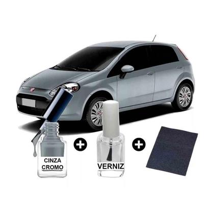 Imagem de Tinta Retoque Tira Risco Carro Fiat  -  Cinza Cromo
