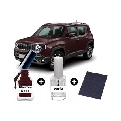 Imagem de Tinta Retoque Tira Risco Carro Jeep Marrom - Deep
