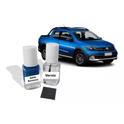 Imagem de Tinta Retoque Tira Risco Carro Volkswagen - Azul Ravenna