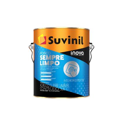 Imagem de Tinta Sempre Limpo Algodão Egípcio Fosco 3,6L Suvinil