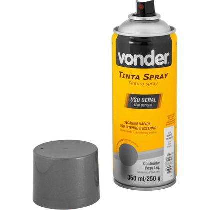 Imagem de Tinta Spray Acrílica Grafite 350ML/250G Vonder