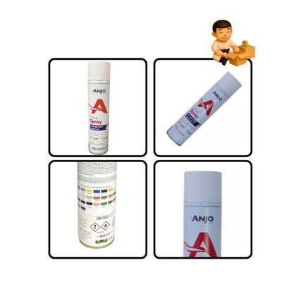 Imagem de Tinta spray anjo kit com 4 uso geral branco fosco 400 ml