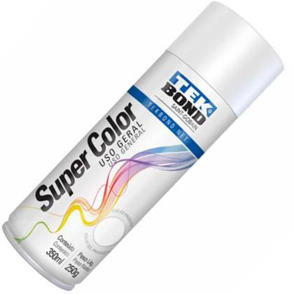 Imagem de Tinta Spray Branco Fosco Uso Geral 350ml Tek Bond