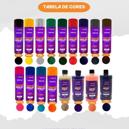 Imagem de Tinta Spray De Tecidos Roupas Estofados Tingespray 120ml