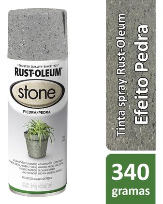 Imagem de Tinta Spray Efeito Pedra Stone Artesanato Rust Oleum