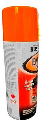 Imagem de Tinta Spray Laranja Ford Brilhante Para Motor 340g