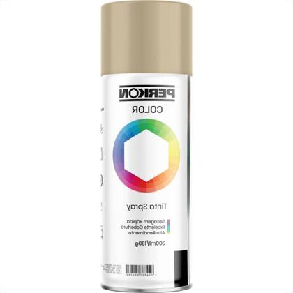 Imagem de Tinta Spray Perkon Uso Geral Bege 7195