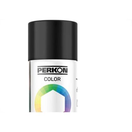 Imagem de Tinta Spray Perkon Uso Geral Preto Semi Brilho 300Ml 7208