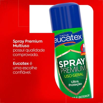 Imagem de Tinta spray premium multi uso eucatex verde escuro 400ml