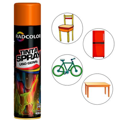 Imagem de Tinta Spray Radnaq Uso Geral E Automotivo Caixa Com 6 Und