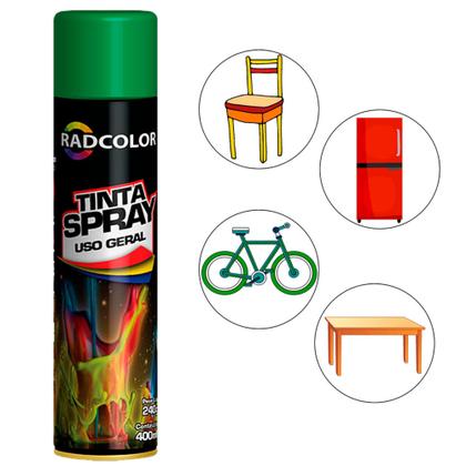 Imagem de Tinta Spray Radnaq Uso Geral E Automotivo Caixa Com 6 Und