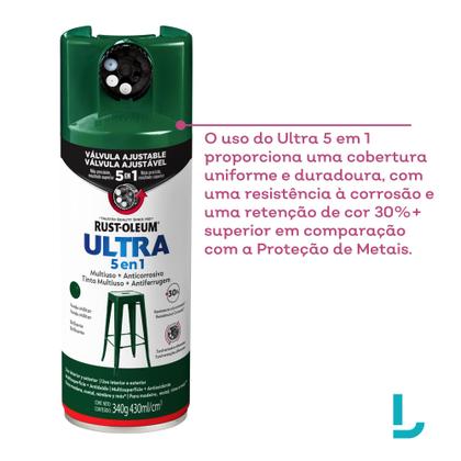 Imagem de Tinta Spray Ultra 5 em 1 Verde Militar Rust-Oleum
