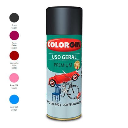 Imagem de Tinta spray uso geral rosa gbr 56061 colorgin 350ml