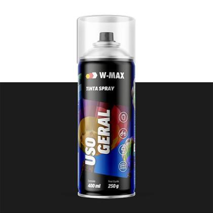 Imagem de Tinta Spray W-Max Preto Fosco 400ML/215G