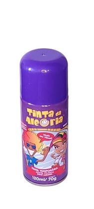 Imagem de Tinta Temporária P/ Cabelo Barba Em Spray 120ml Sai Com Água