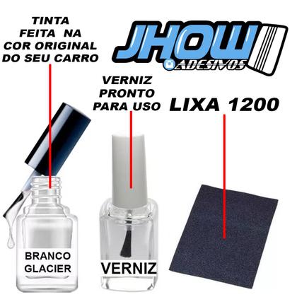 Imagem de Tinta Tira Risco Automotiva Reanult Kwid 2020 Branco Glacier