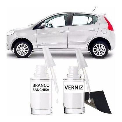 Imagem de Tinta Tira Risco Automotivo Fiat Novo Palio Branco Banchisa