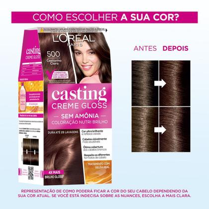 Imagem de Tintura Casting Creme Gloss L'oréal Paris 500 Castanho Claro