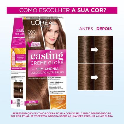 Imagem de Tintura Casting Creme Gloss L'oréal Paris 600 Louro Escuro