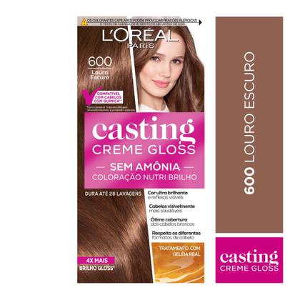 Imagem de Tintura Casting Creme Gloss L'oréal Paris 600 Louro Escuro