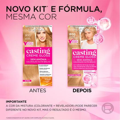 Imagem de Tintura Casting Creme Gloss Louro Baunilha 800