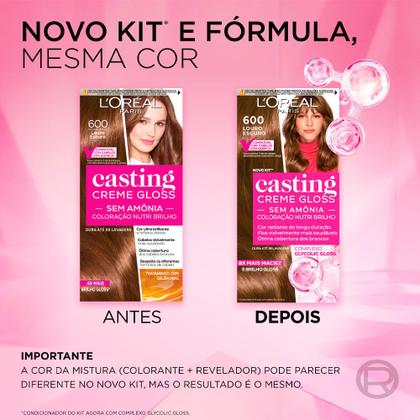 Imagem de Tintura Casting Creme Gloss Louro Escuro 600
