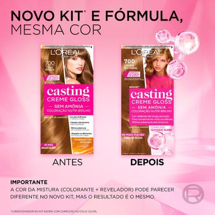 Imagem de Tintura Casting Creme Gloss Louro Natural 700