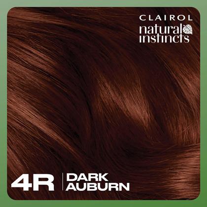 Imagem de Tintura de cabelo Clairol Natural Instincts Demi-Permanent 4R Auburn