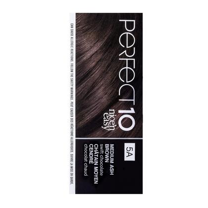 Imagem de Tintura de cabelo Clairol Nice'n Easy Perfect 10 5A Marrom Cinza Médio