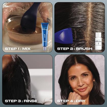 Imagem de Tintura de cabelo Clairol Root Touch-Up Nice'n Easy 4A Dark Ash Brown