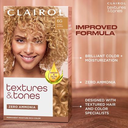 Imagem de Tintura de cabelo Clairol Textures & Tones Permanent 1B Silken Black