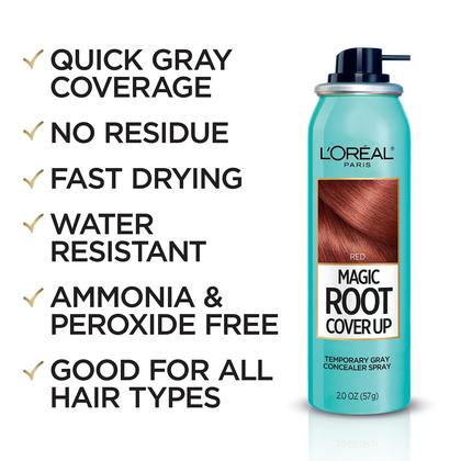 Imagem de Tintura de Cabelo L'Oréal Paris Root Cover Up Red - 60ml (2 Unidades)