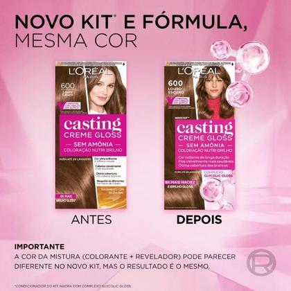 Imagem de Tintura L'Oréal Paris Casting Creme Gloss 600 Louro Escuro