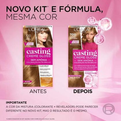 Imagem de Tintura L'Oréal Paris Casting Creme Gloss 700 Louro Natural