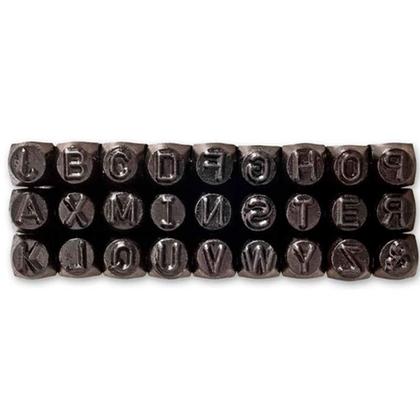 Imagem de Tipo Alfabeto para Gravação 8 MM Kit 27 Peças A-Z 6194 BREMEN