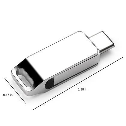 Imagem de Tipo C Usb Flash Drive 32gb Flash Drive Metal Thumb Drive 32 Gb Usb 3.0 Memory Stick 32g Usb Flash Drive Para Android Smartphone Computador