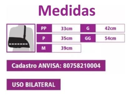 Imagem de Tipoia Brim Clavícula Braço Imobilizadora Hidrolight