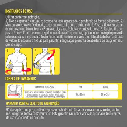 Imagem de Tipóia Funcional Pós Operatório Abdução 30 a 40 Graus Kestal