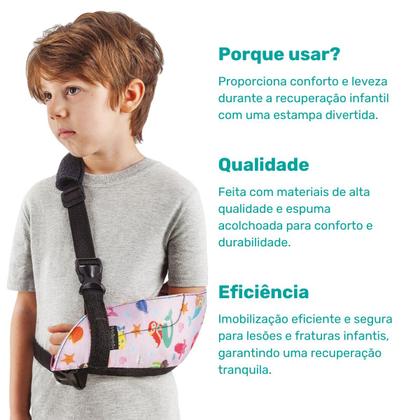 Imagem de Tipóia Imobilizadora Infantil Feminina Hidrolight