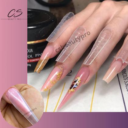 Imagem de Tips Molde F1 120 Unidades Reutilizável Profissional Unha Gel