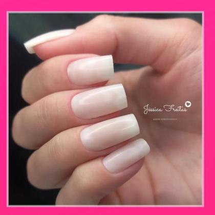 Imagem de Tips profissional unha quadrada realista curta nail design