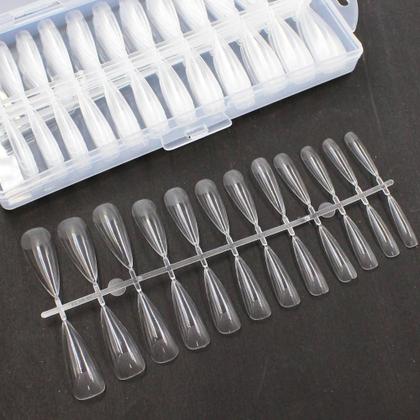 Imagem de Tips soft gel helen color stiletto 240un alongamento unhas