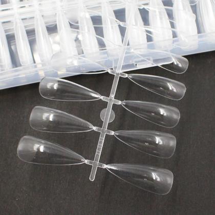 Imagem de Tips soft gel helen color stiletto 240un alongamento unhas